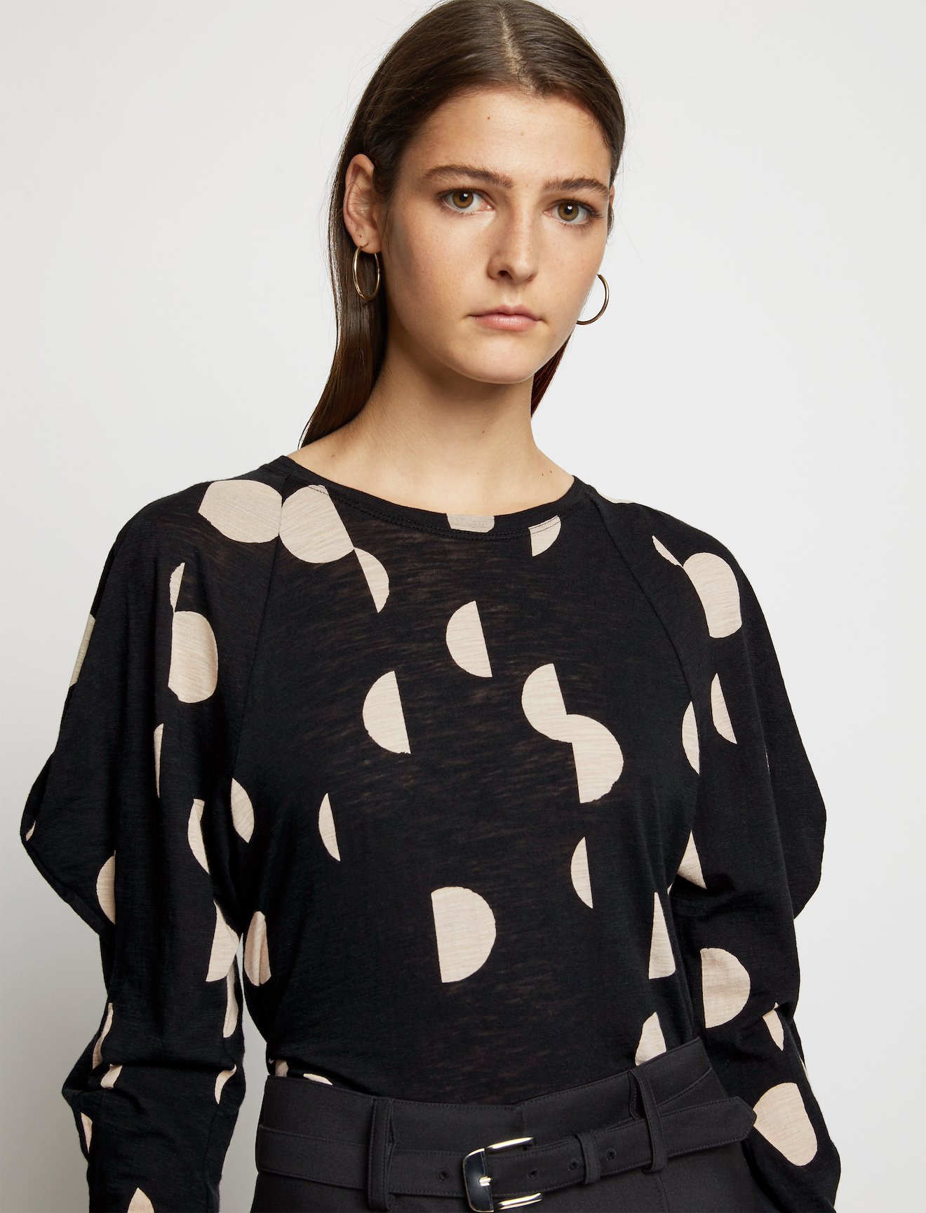 Broken Dot Puff Sleeve T-Shirt #3