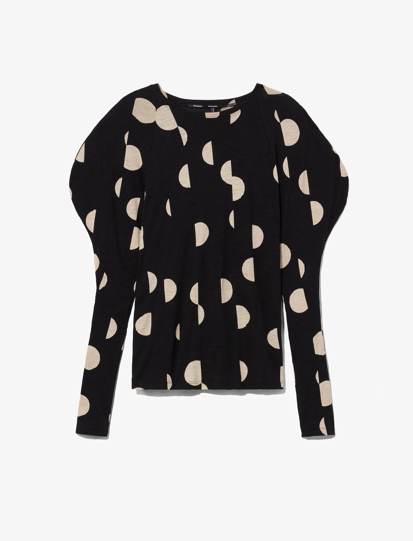 Broken Dot Puff Sleeve T-Shirt #4
