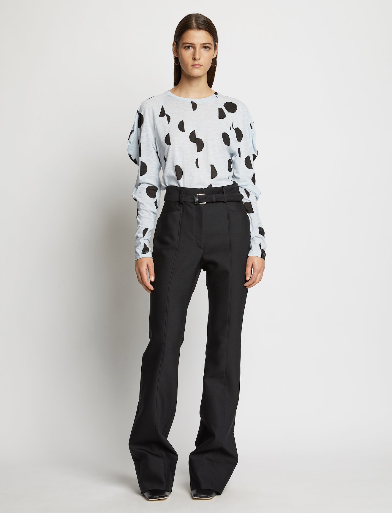 Broken Dot Puff Sleeve T-Shirt #1