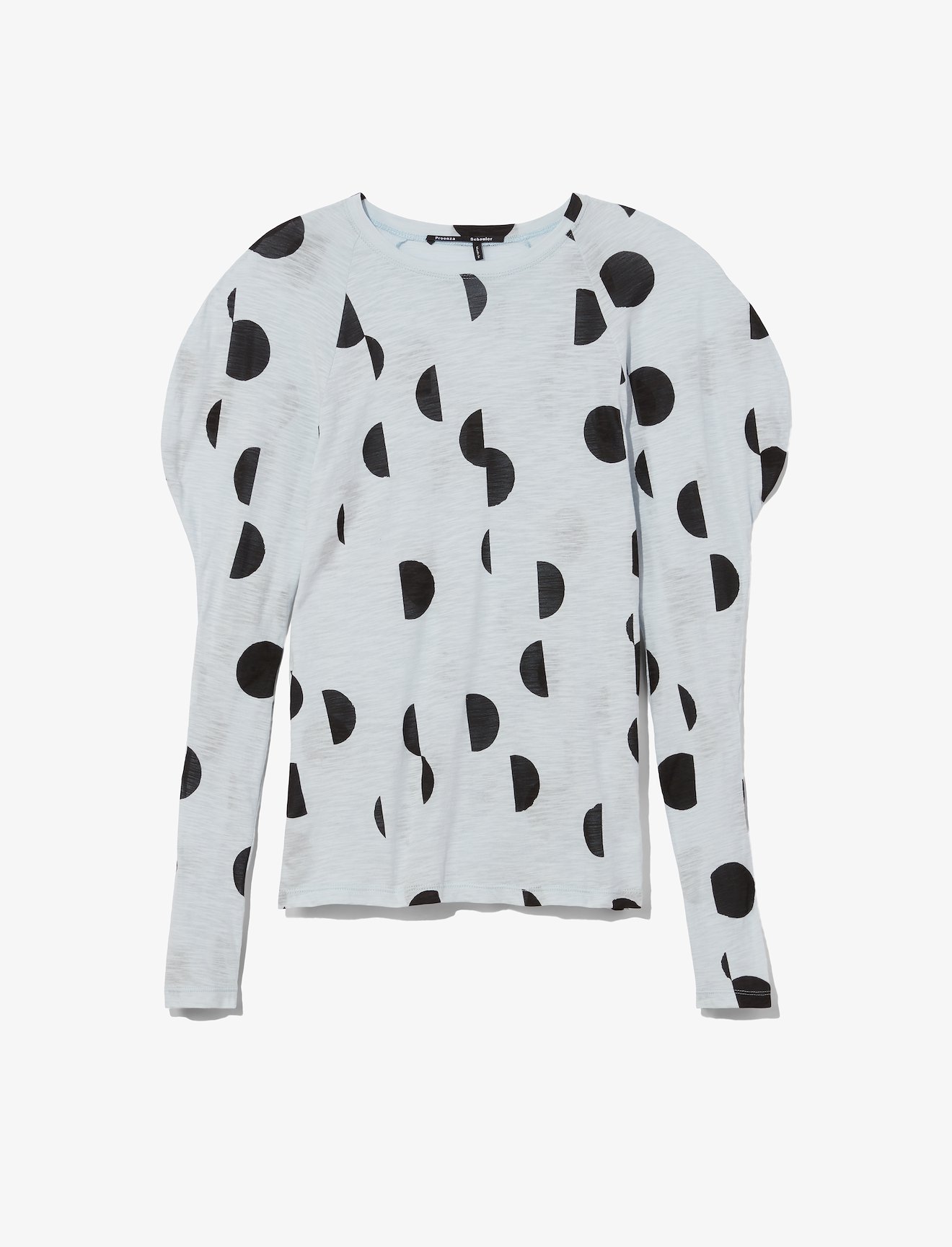 Broken Dot Puff Sleeve T-Shirt #4