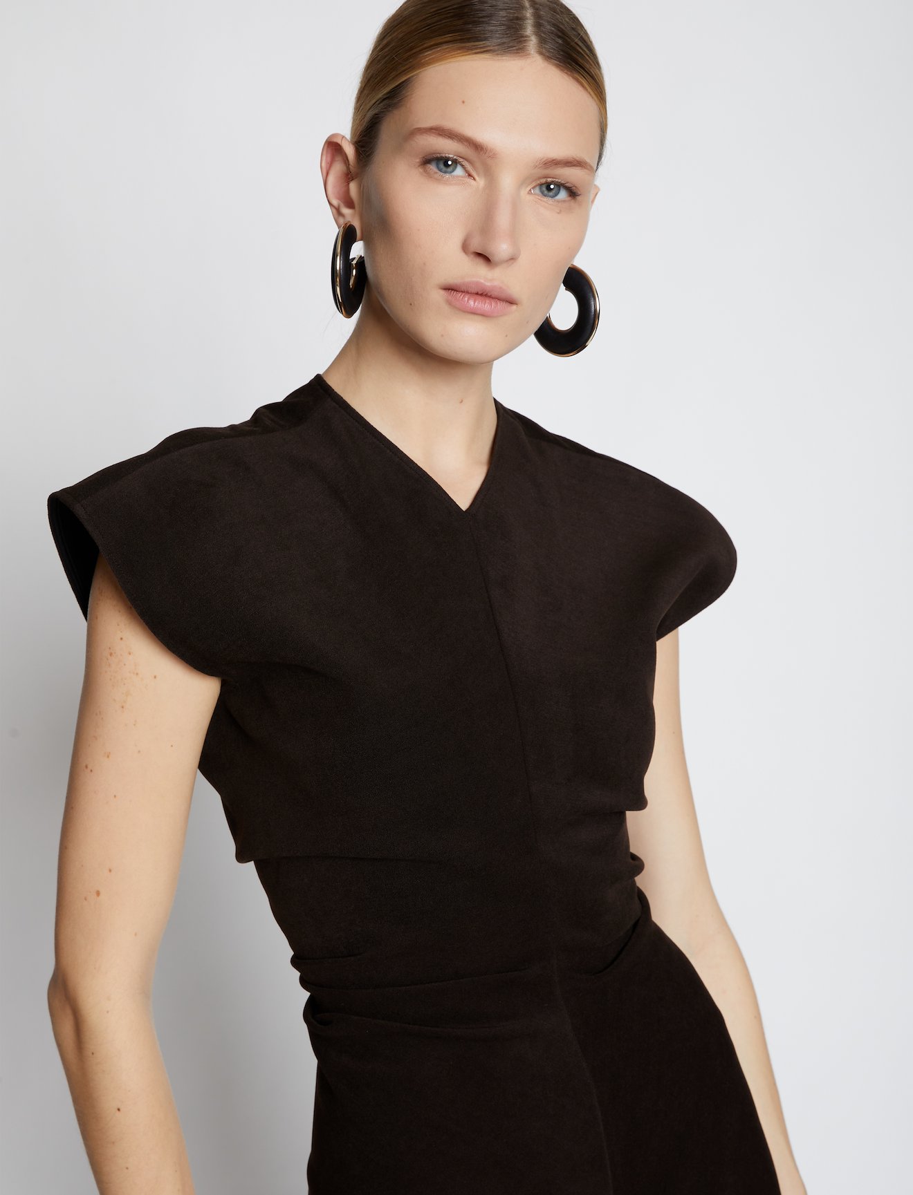 Brushed Short Sleeve Dress #3