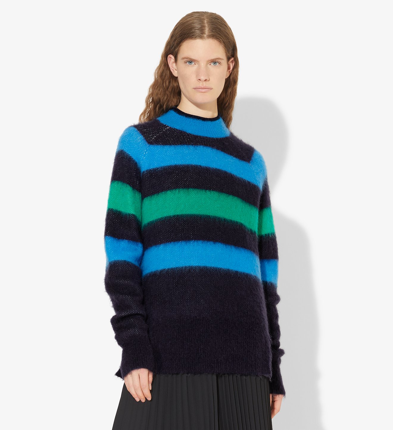 Brushed Stripe Sweater