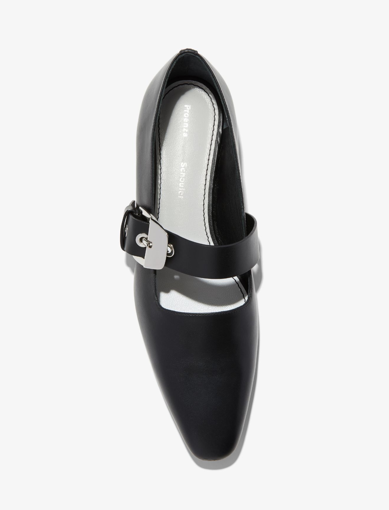 proenza schouler leather mary jane buckle loafers