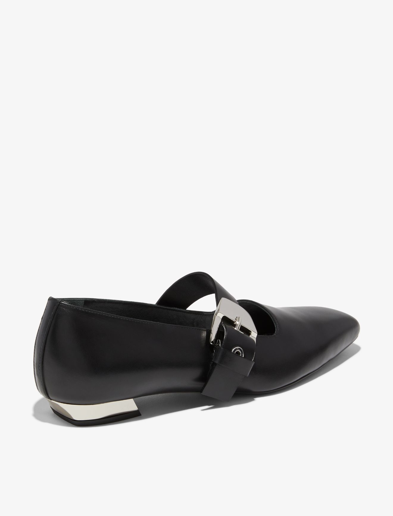 proenza schouler leather mary jane buckle loafers