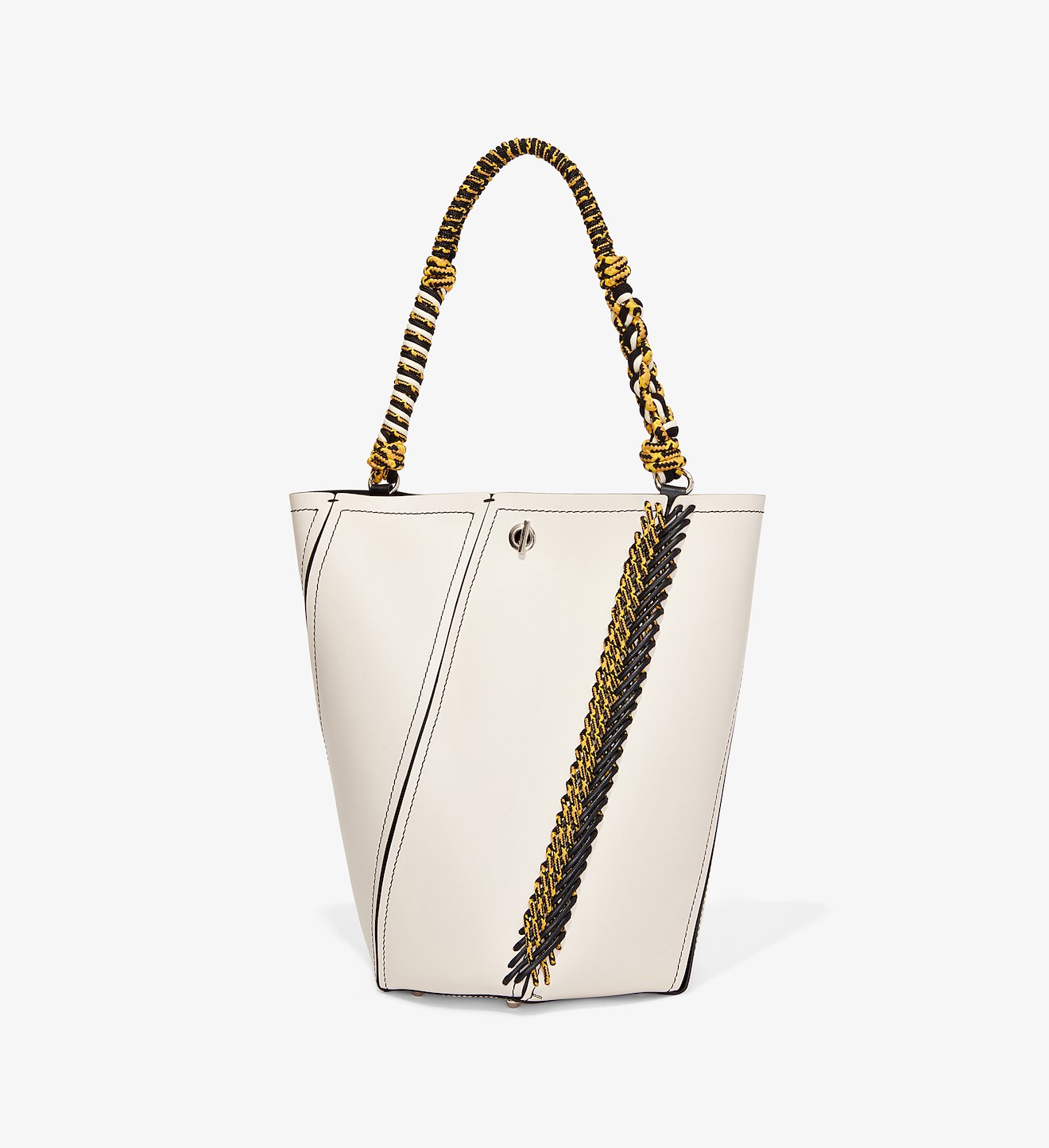 Bungee Crochet Medium Hex Bucket Bag