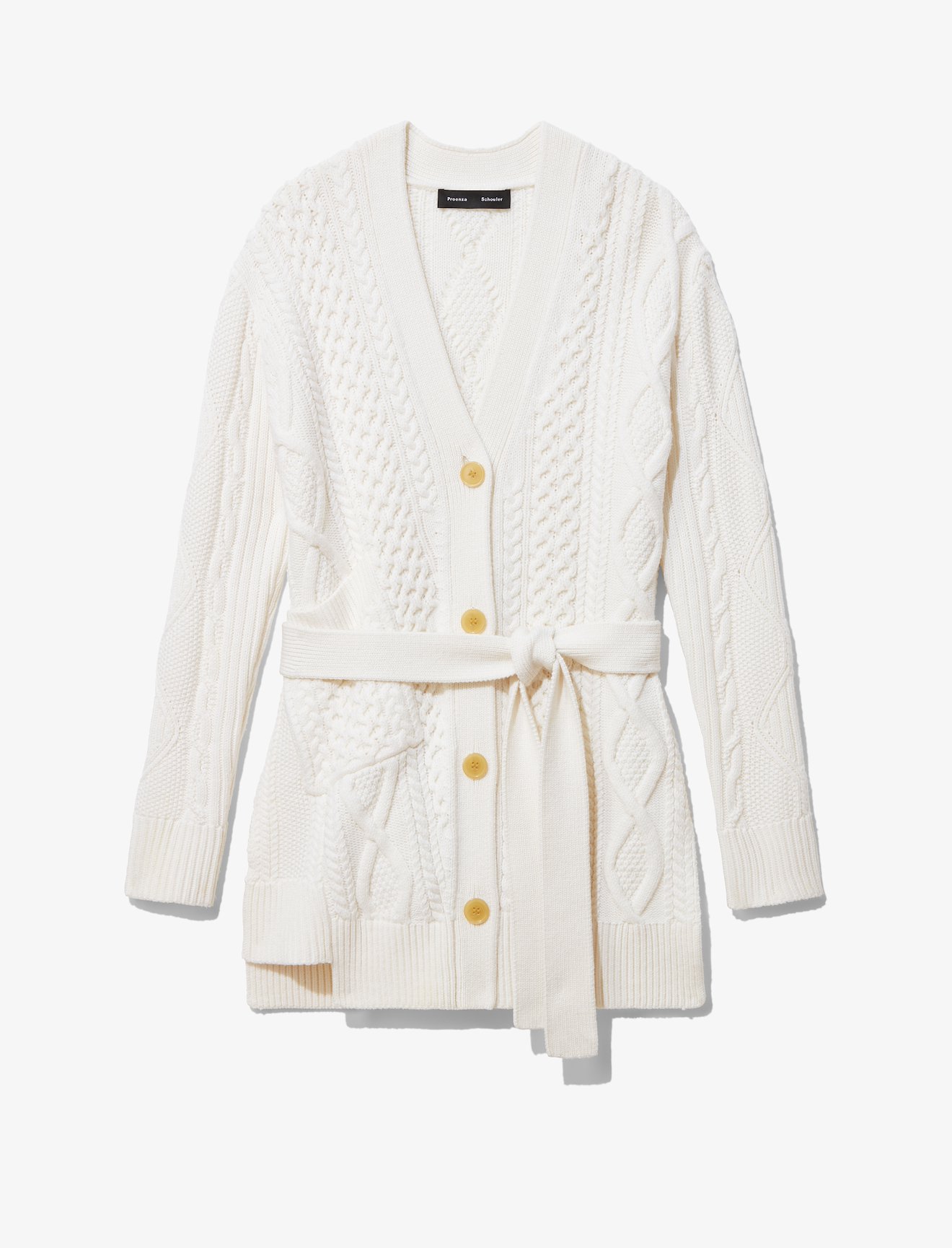 Cable Knit Robe Cardigan #4