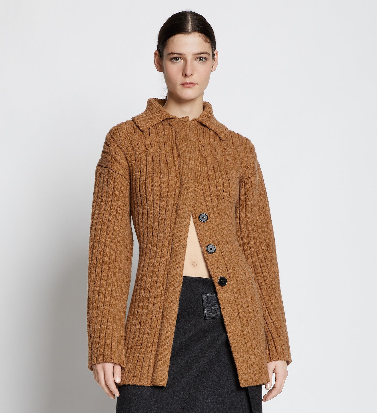 Cable Rib Cardigan