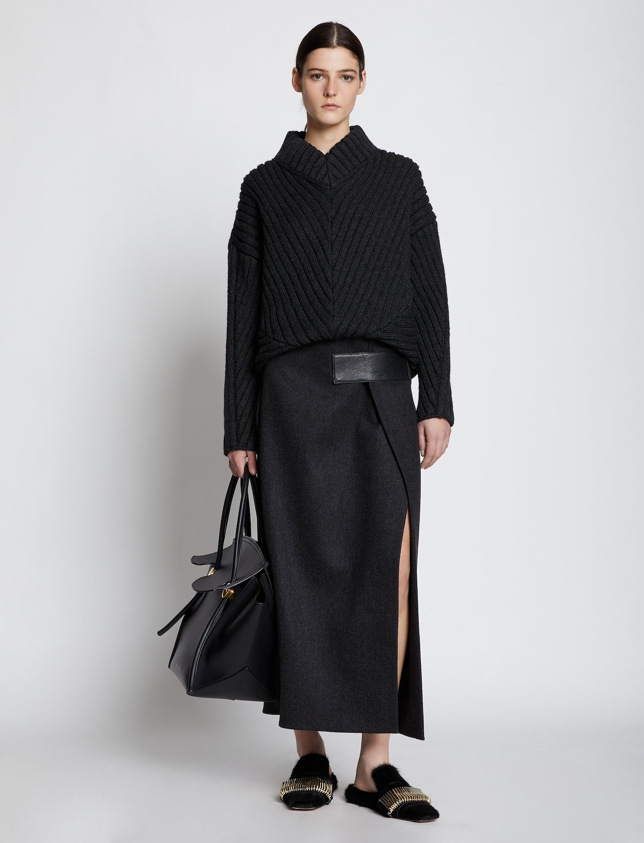 Cable Rib Sweater #1