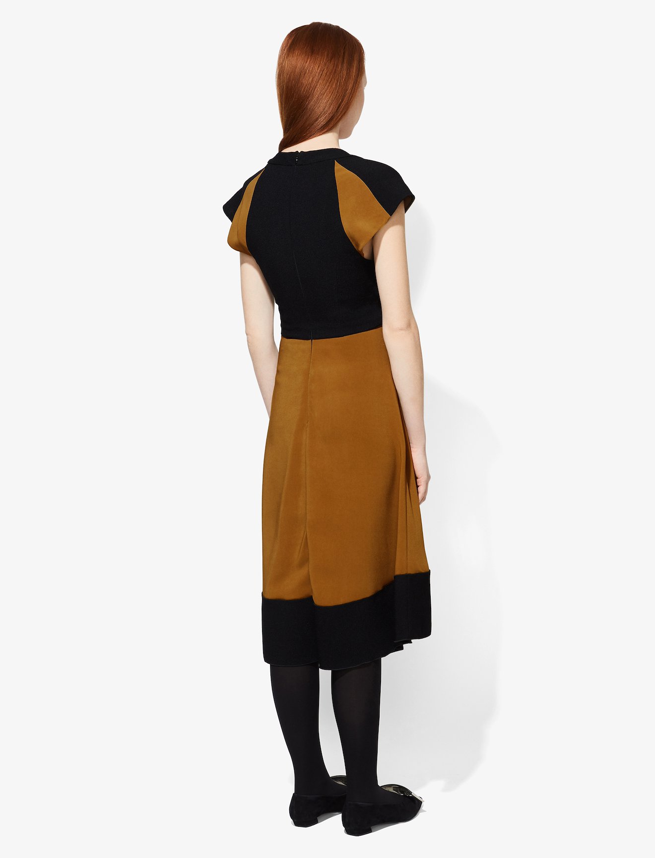 Cap Sleeve V-Neck Dress #2