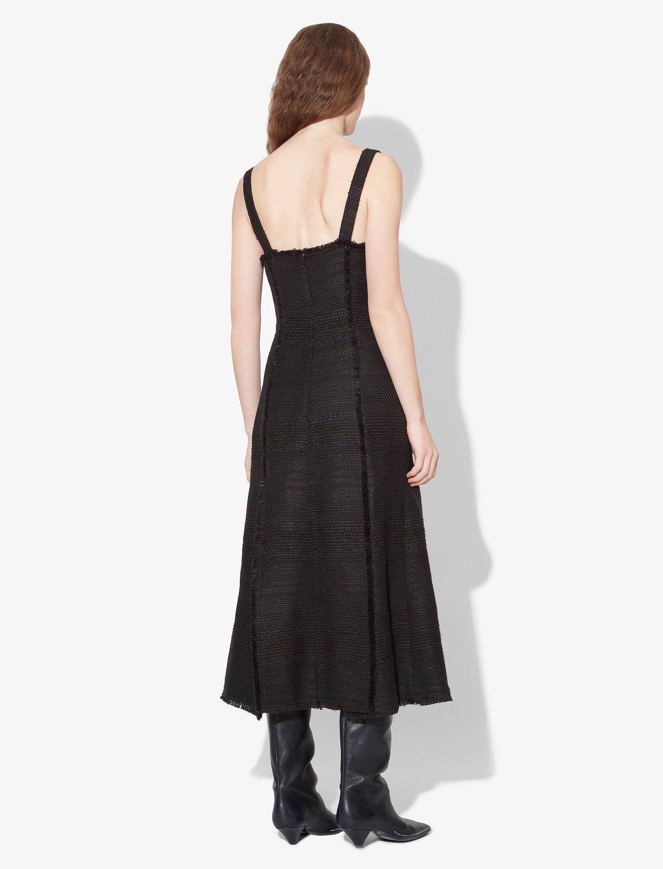 Cascading Tweed Dress #2