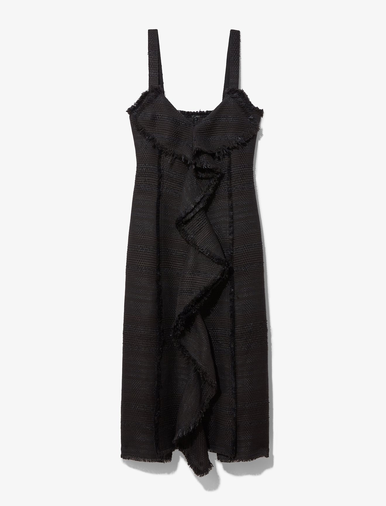 Cascading Tweed Dress #4