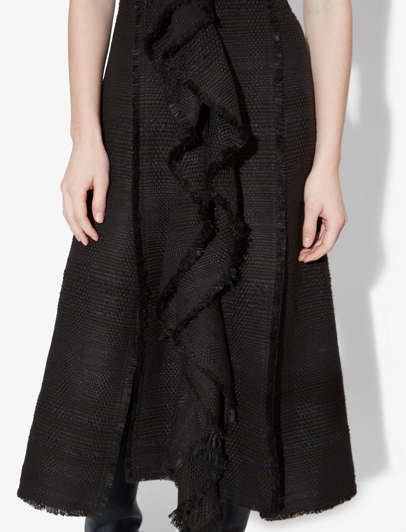 Cascading Tweed Dress #3