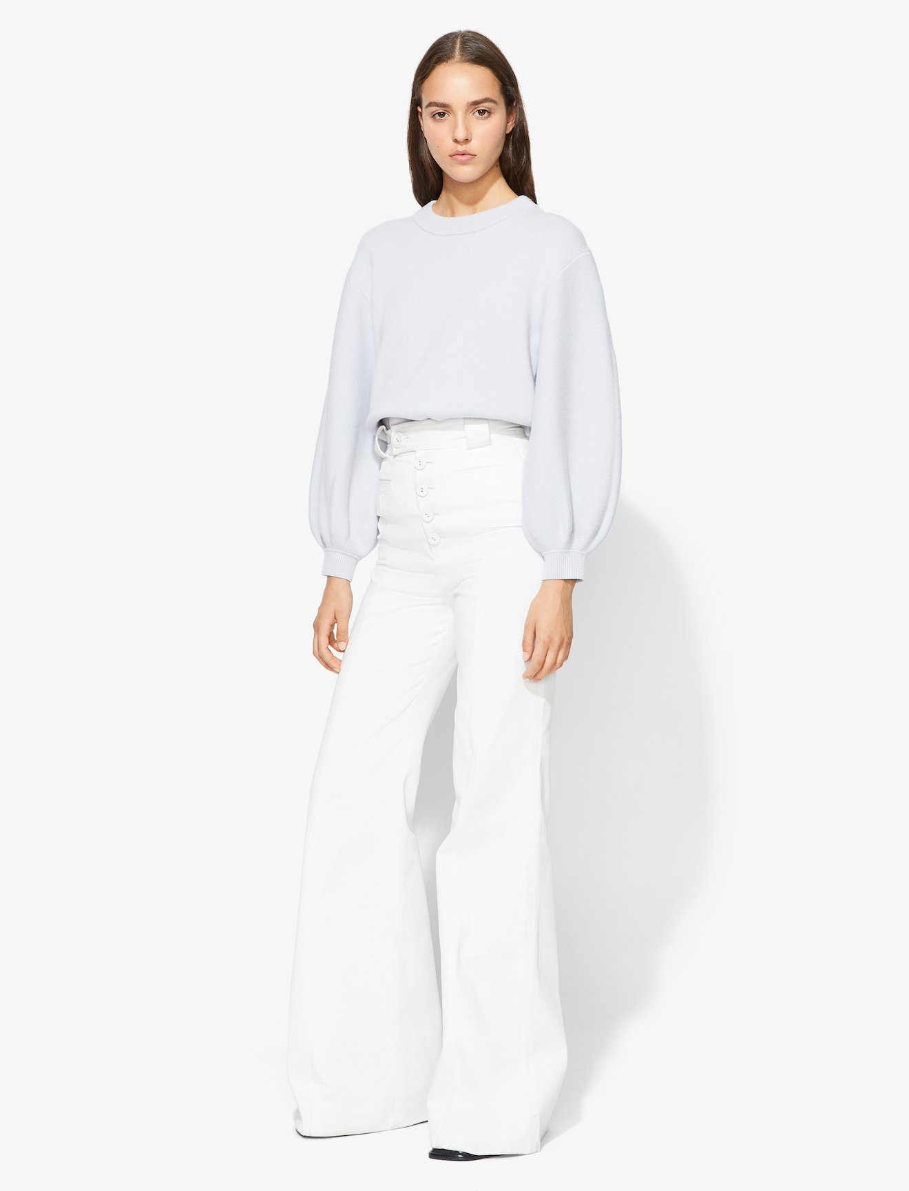 Cashmere Puff Sleeve Sweater #2