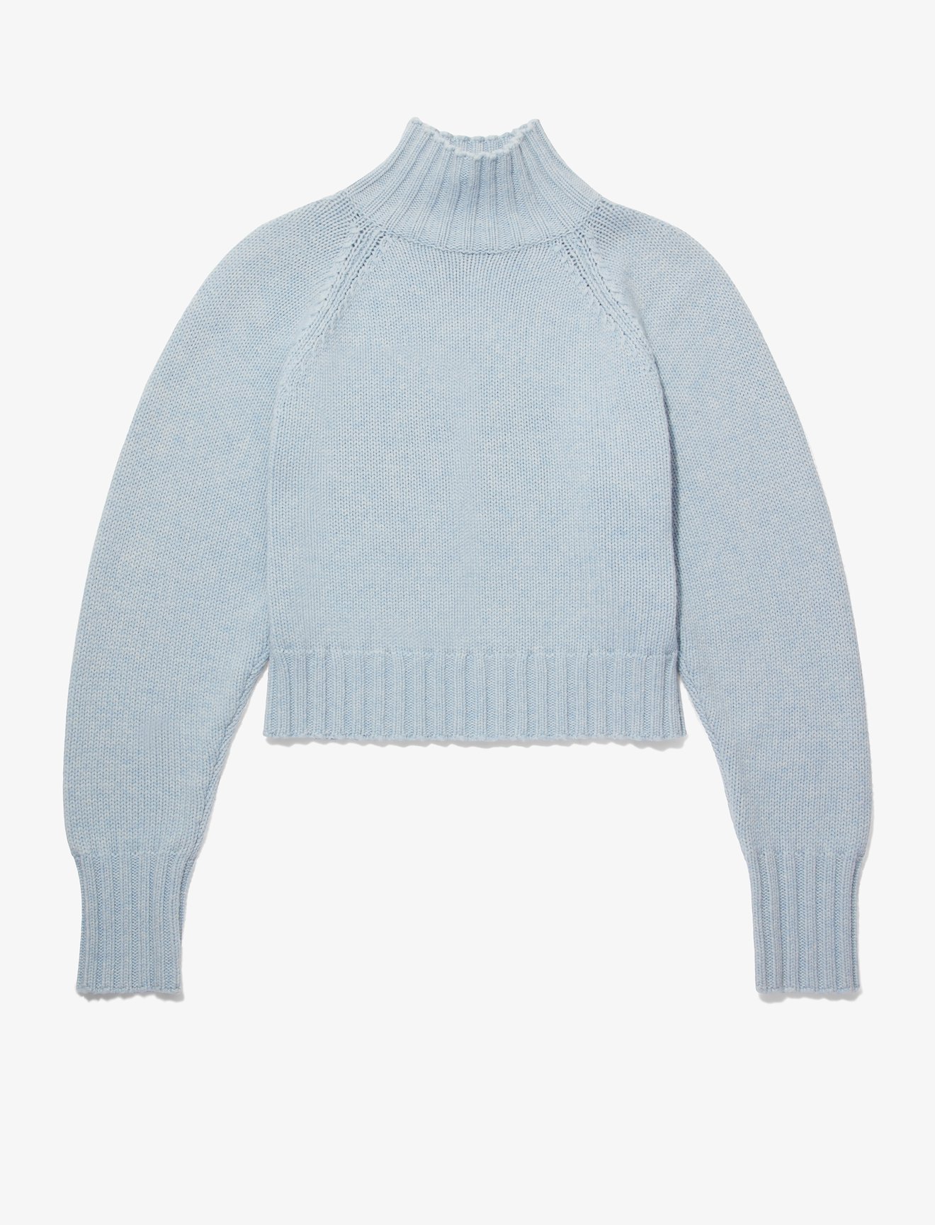 Cashmere Traveling Rib Knit Turtleneck #4