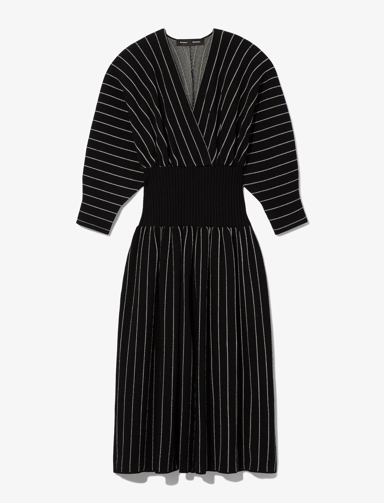 Chalk Stripe Knit Dress #4