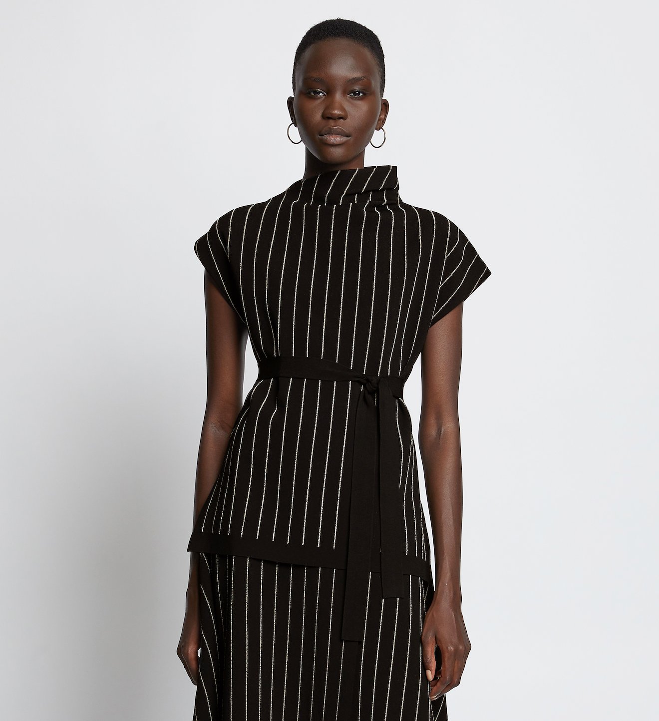 Chalk Stripe Knit Top