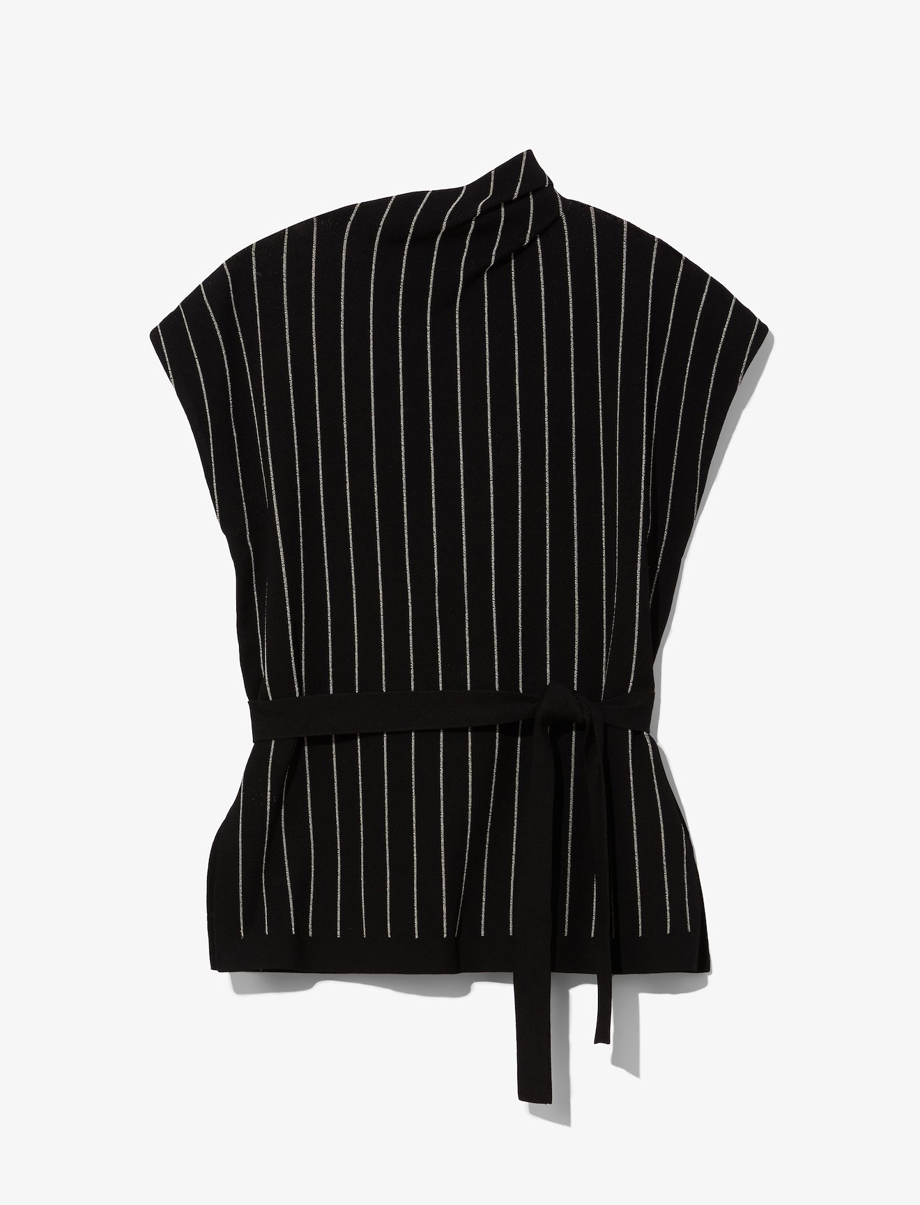 Chalk Stripe Knit Top #4