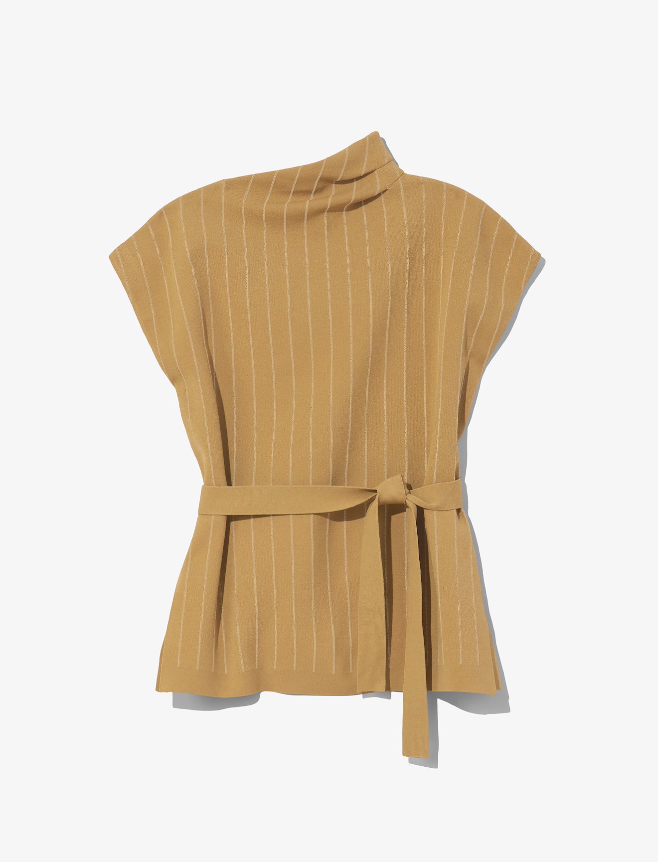 Chalk Stripe Knit Top #4