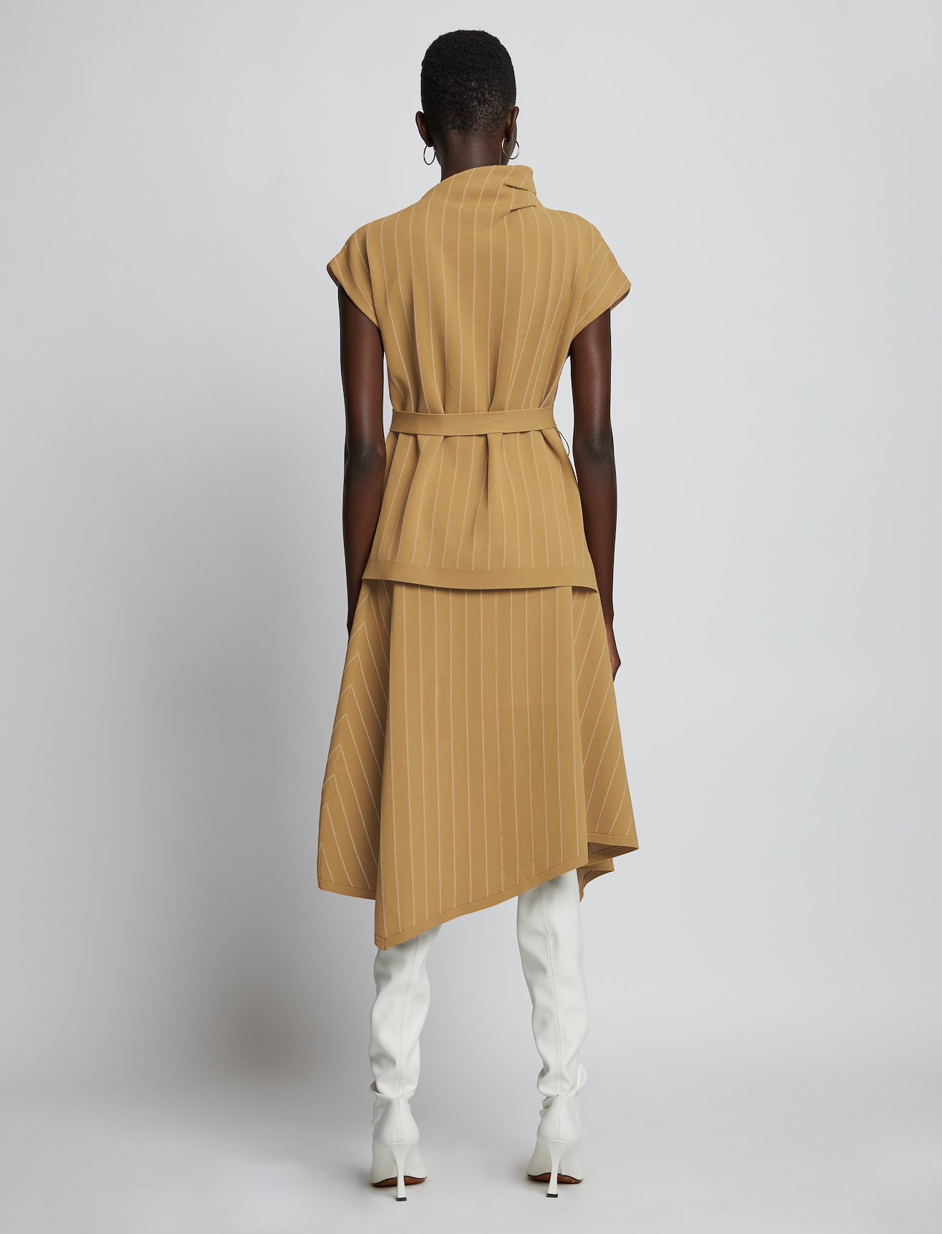 Chalk Stripe Knit Top #2