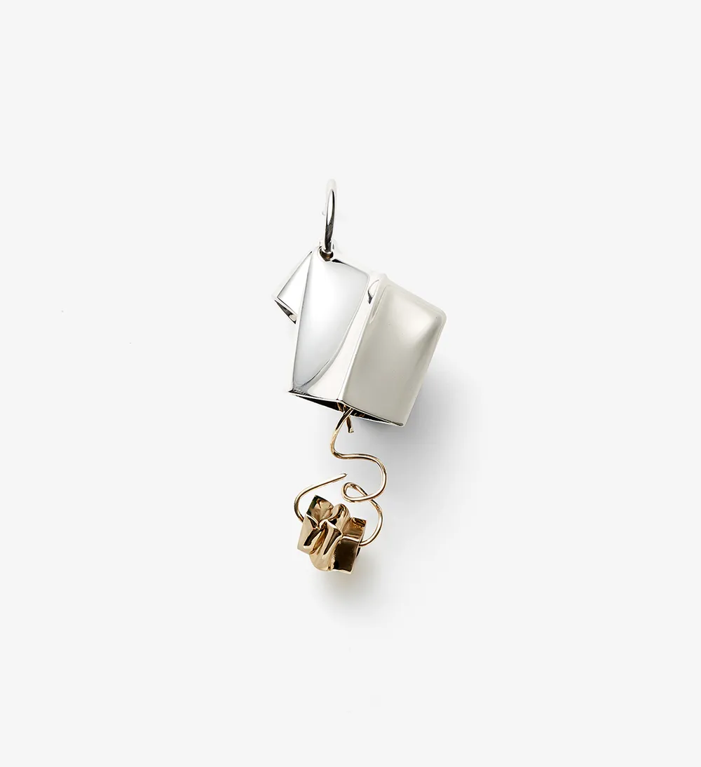 Charm and Wire Earring