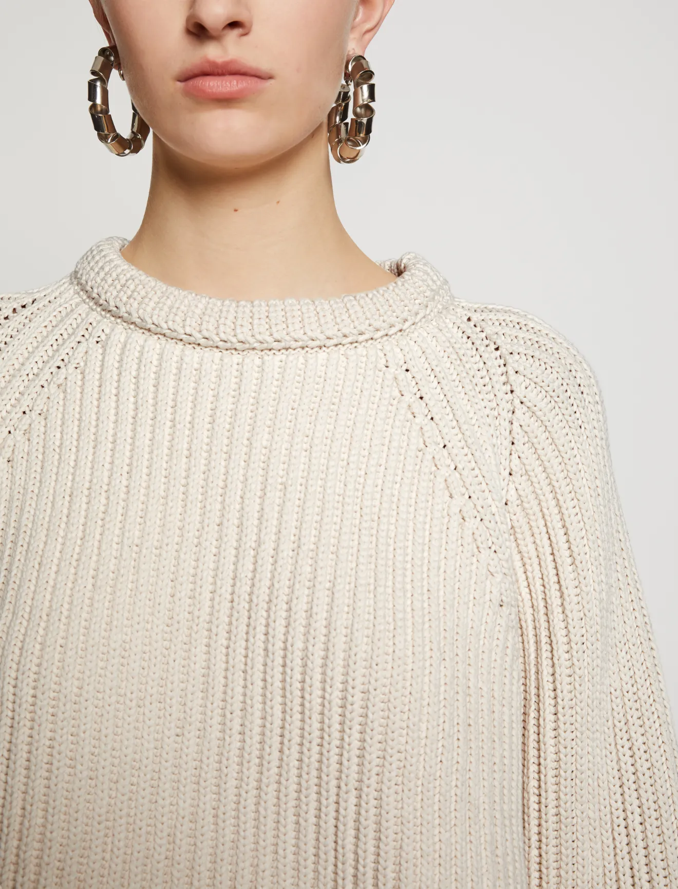 chunky cotton sweater