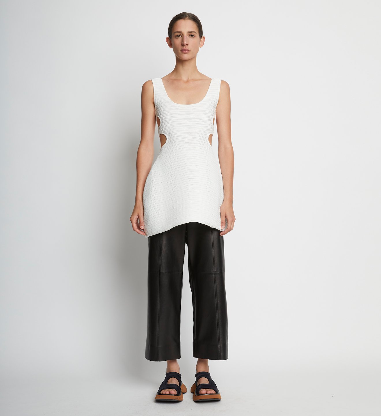 Cloque Knit Tank