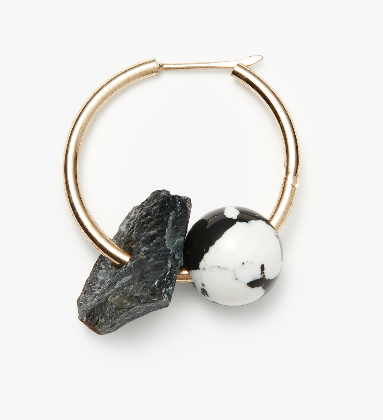 Cluster Hoop Earring
