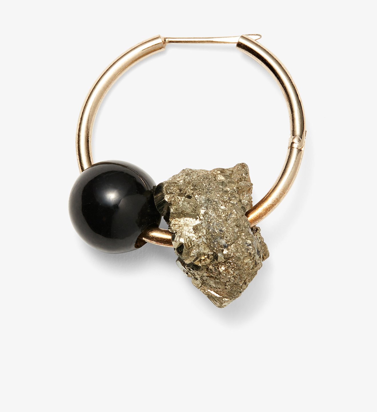 Cluster Hoop Earring