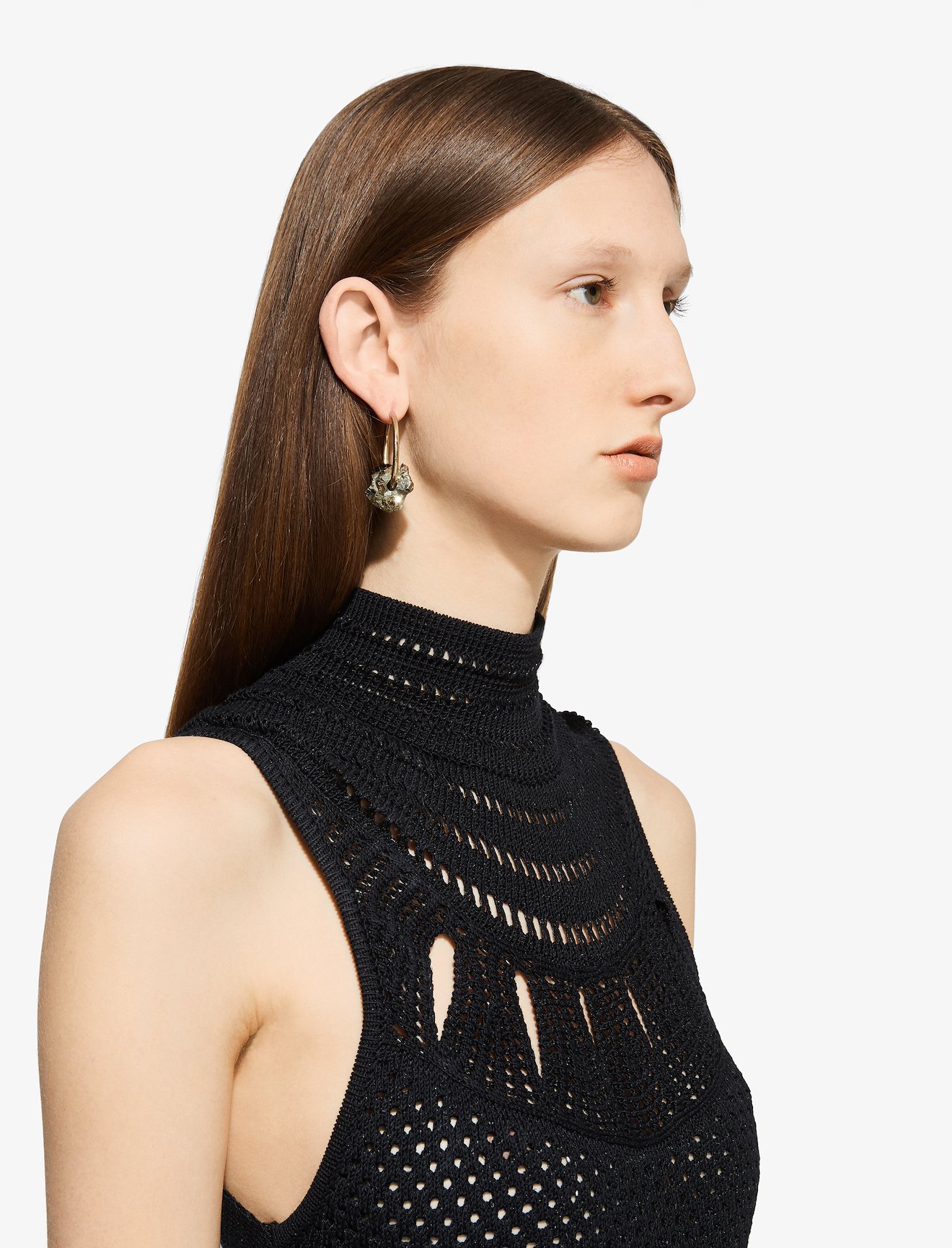 Cluster Hoop Earring #1
