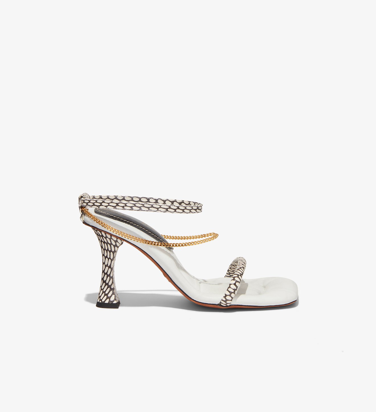 Cobra Chained High Heel Sandals