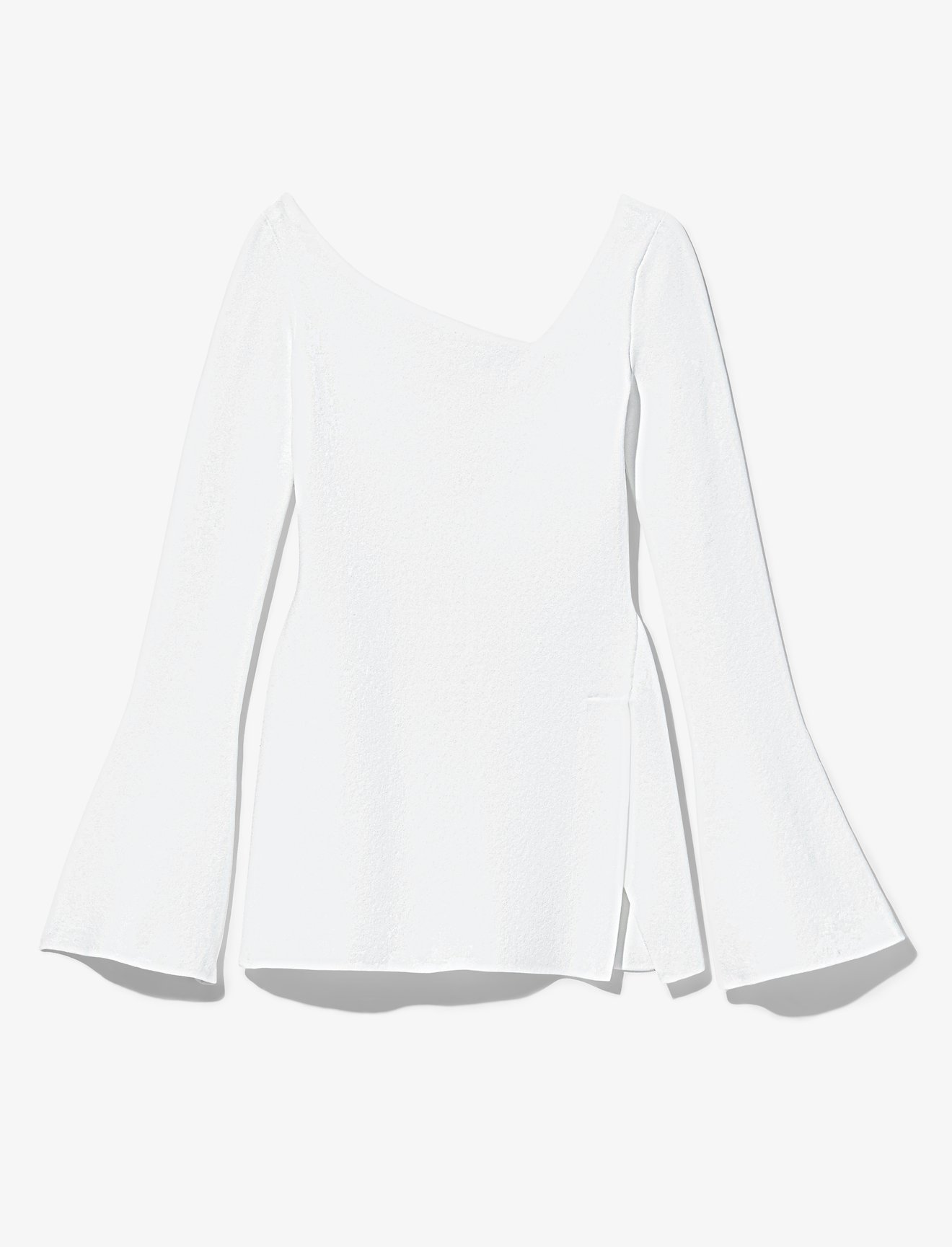 Compact Knit Asymmetric Top #4