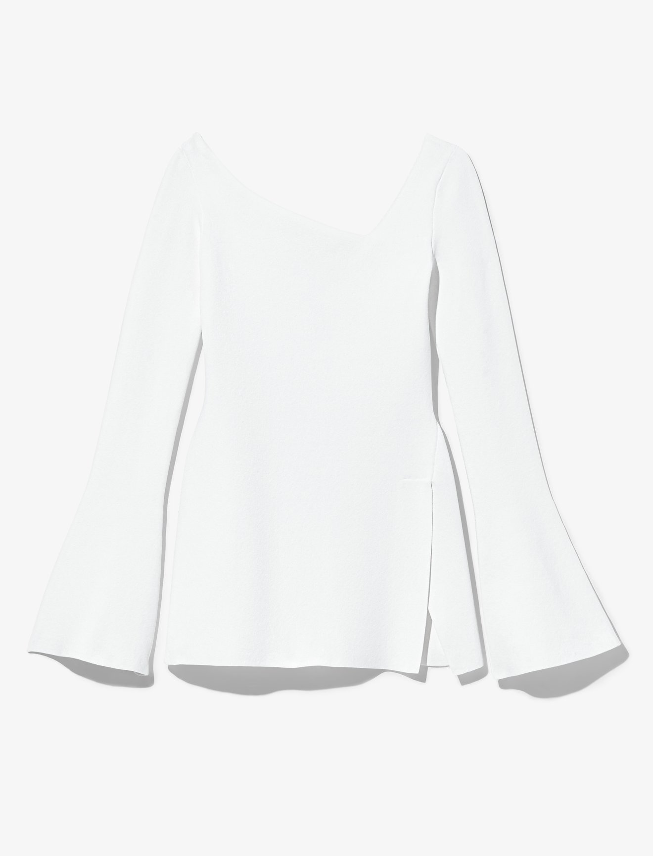 Compact Knit Asymmetric Top #4