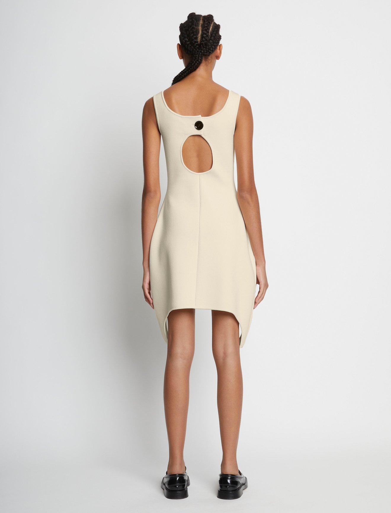 Compact Viscose Knit Sculpted Dress #2
