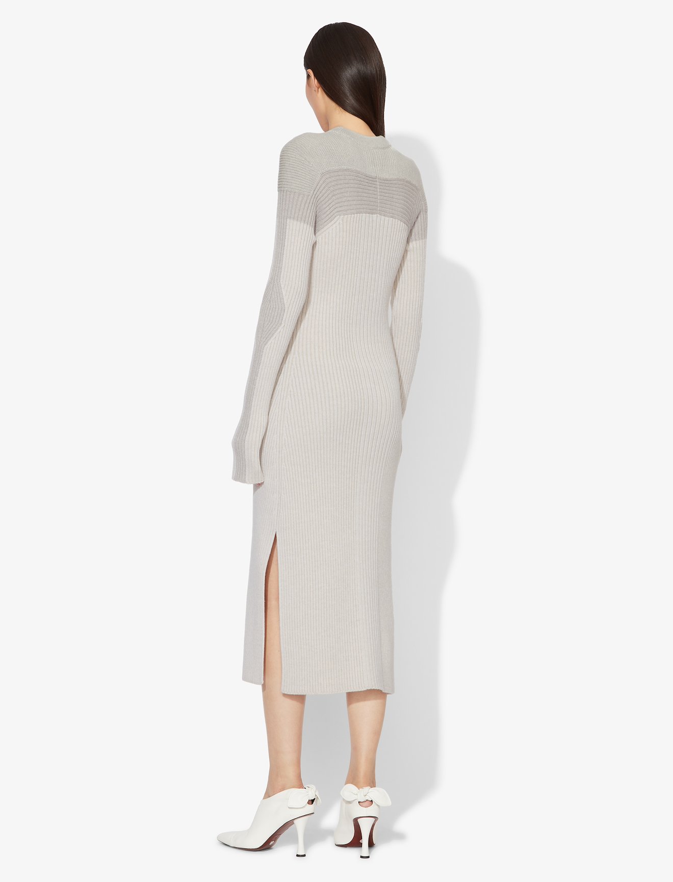 Contour Colorblock Crewneck Knit Dress #2