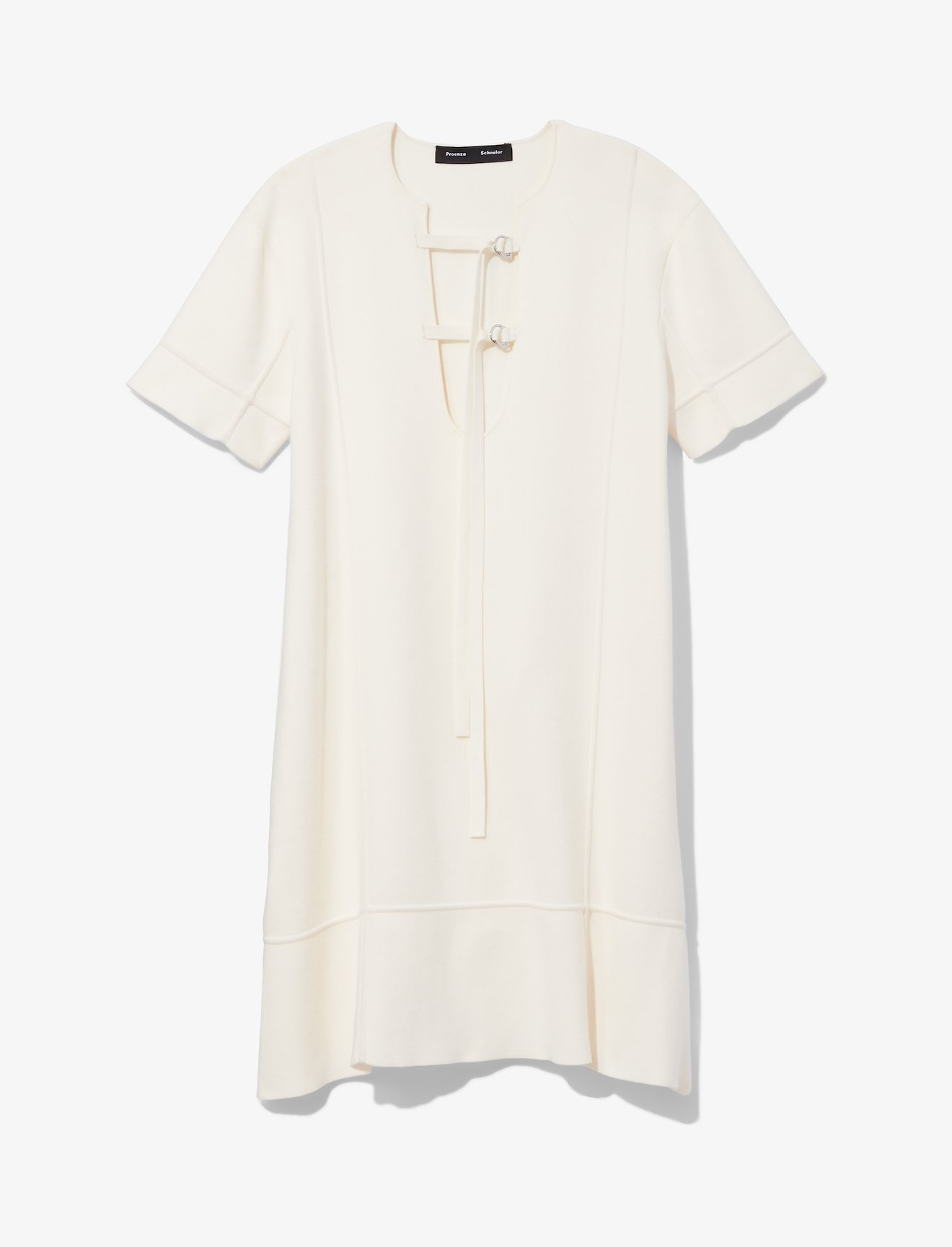 Contoured Short Sleeve Compact Knit Dress #4