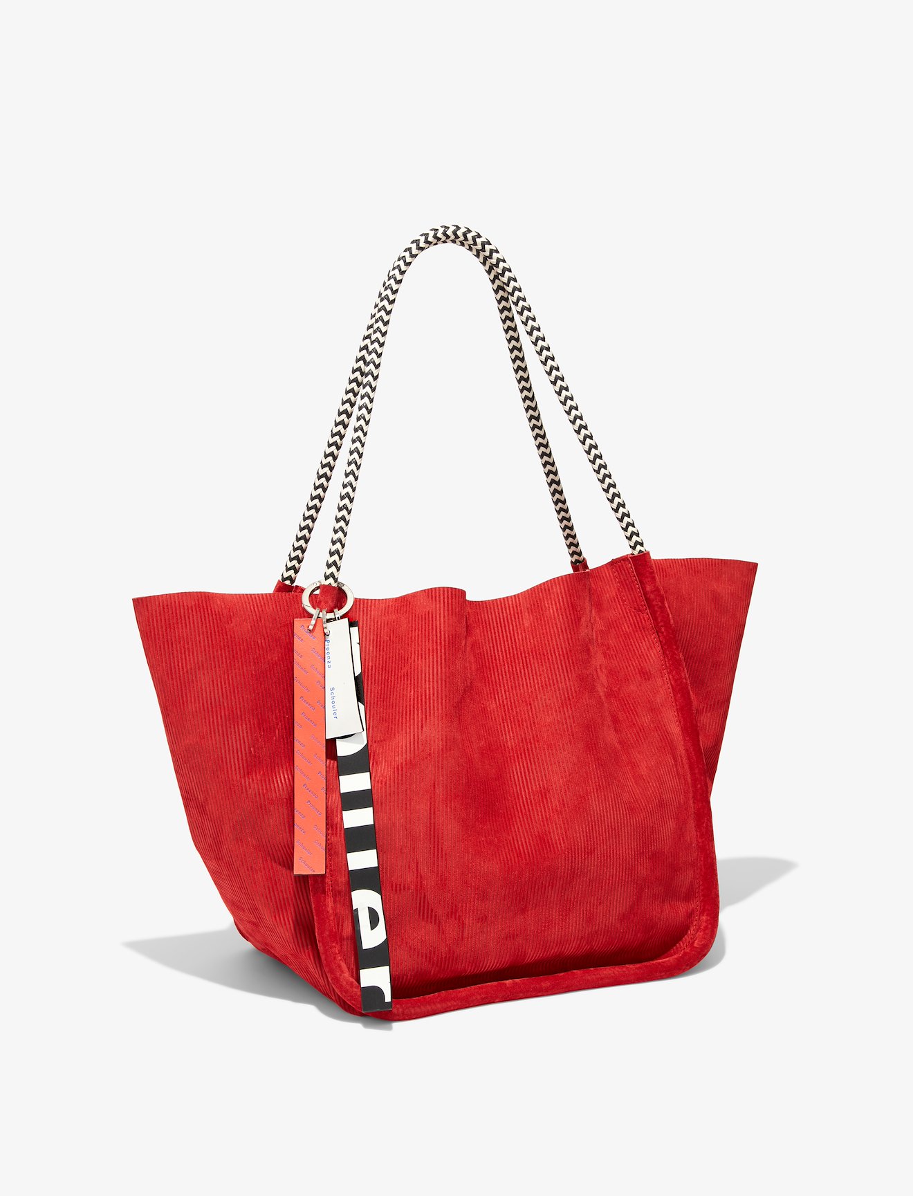 Corduroy Suede XL Tote with Rope Handles #1