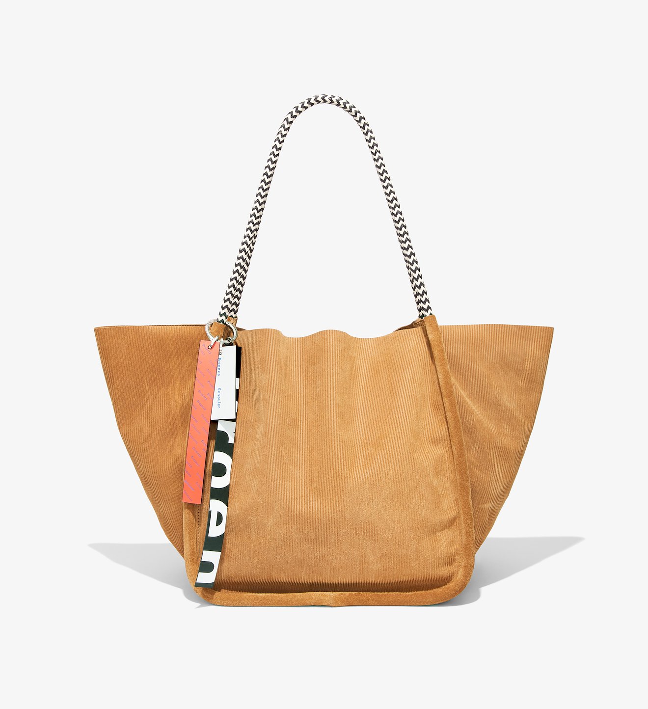 Corduroy Suede XL Tote