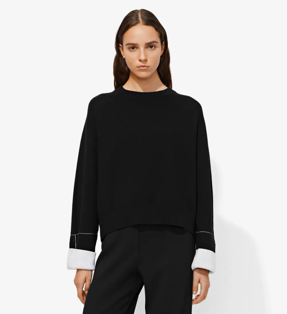 Cotton Cashmere Crewneck