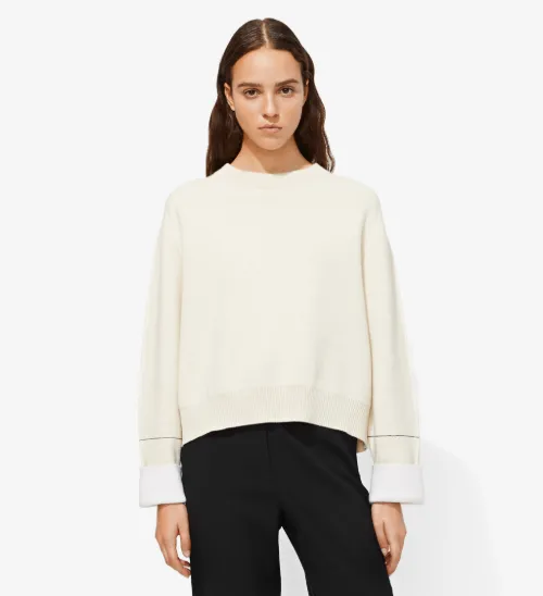 Cotton Cashmere Crewneck