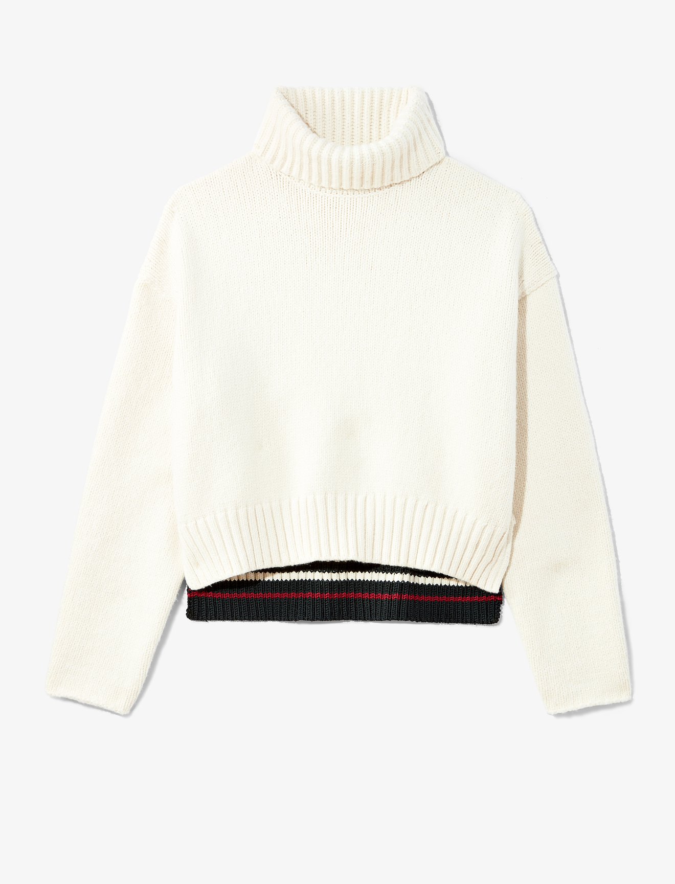 Cotton Cashmere Turtleneck Sweater #5