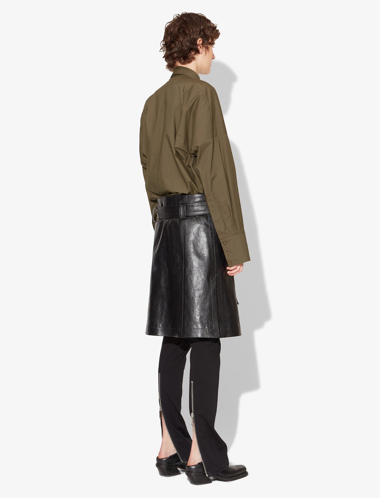 Cotton Poplin Cocoon Shirt #2