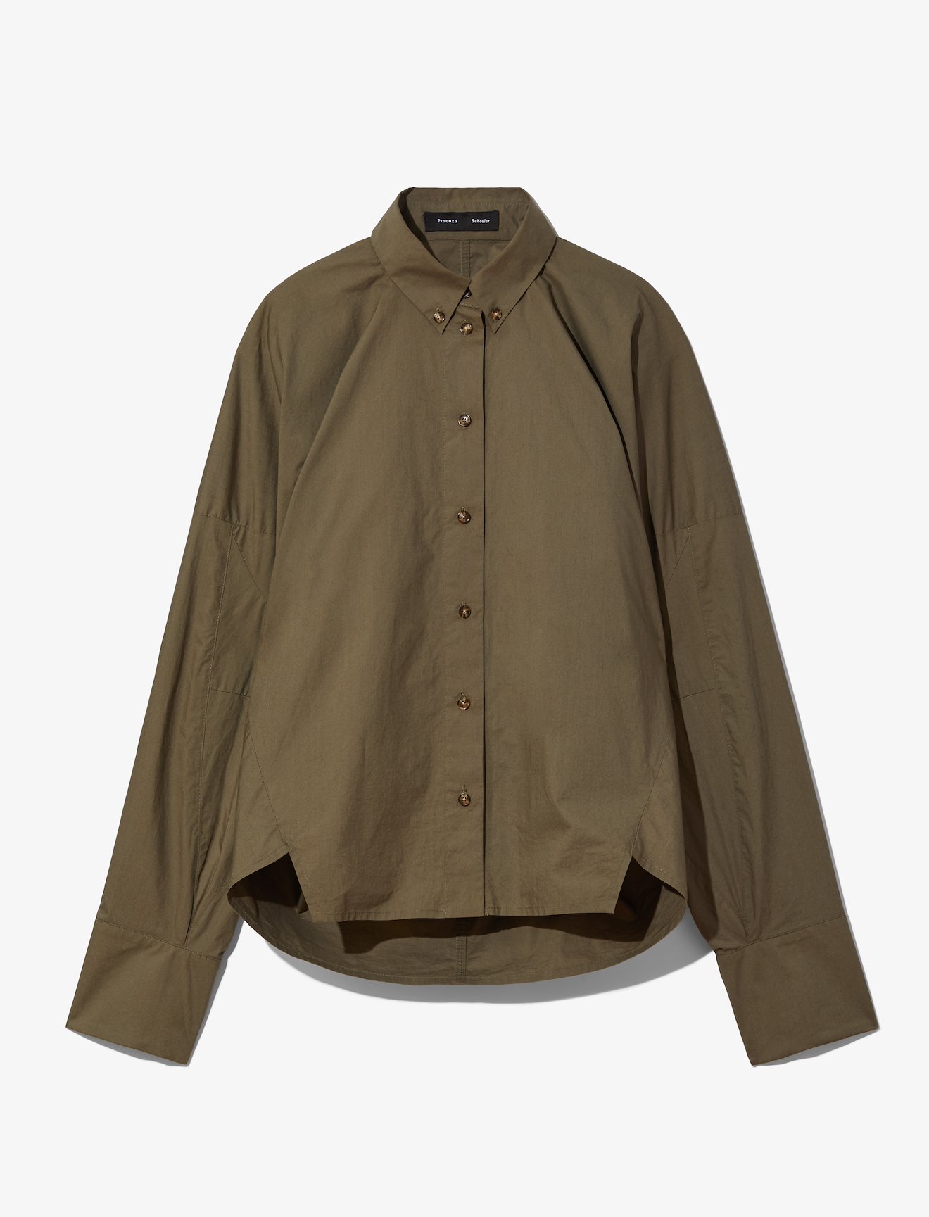 Cotton Poplin Cocoon Shirt #4