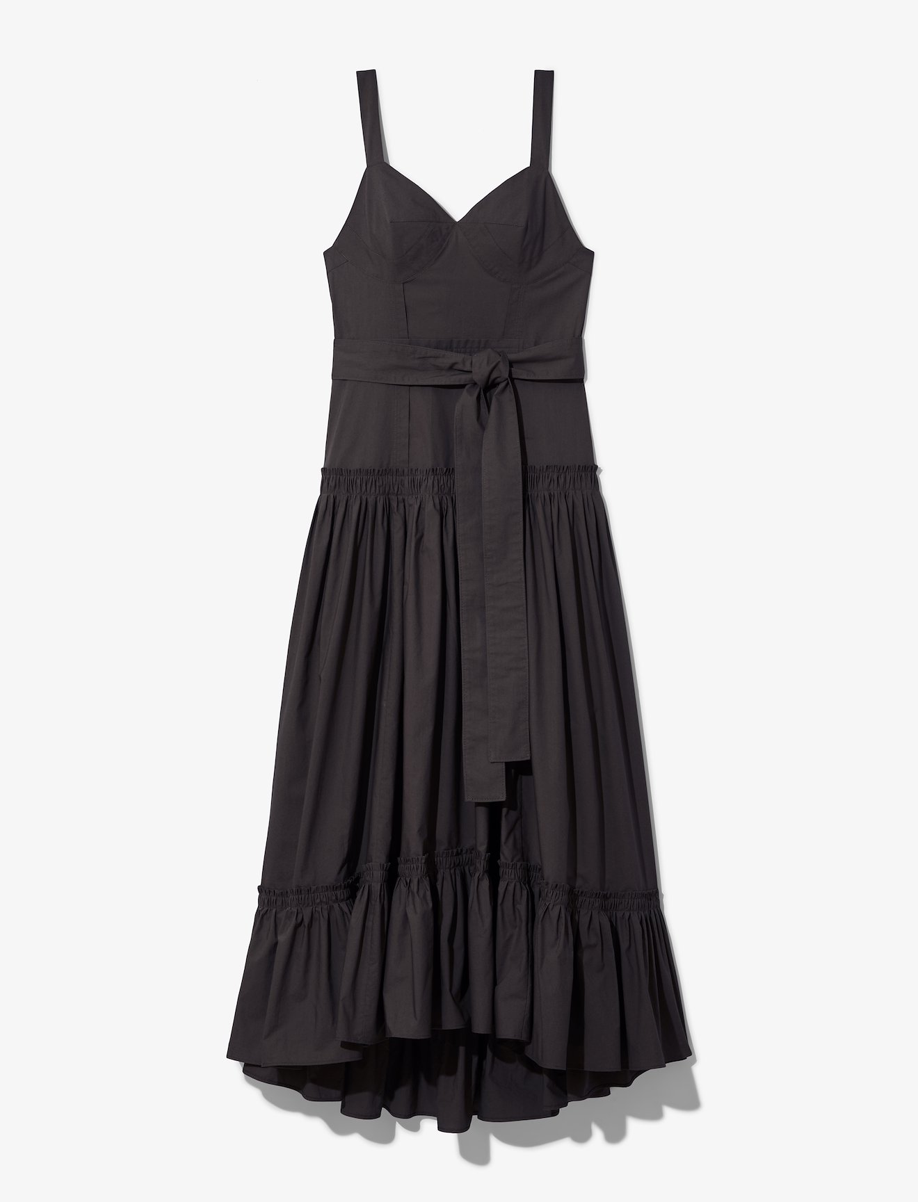 Cotton Poplin Tiered Dress #4