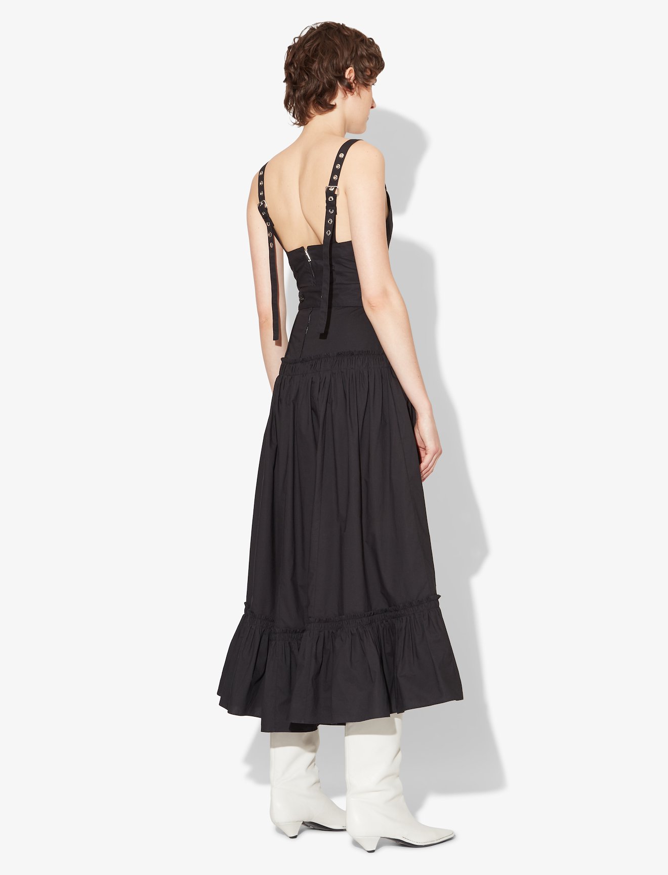 Cotton Poplin Tiered Dress #2