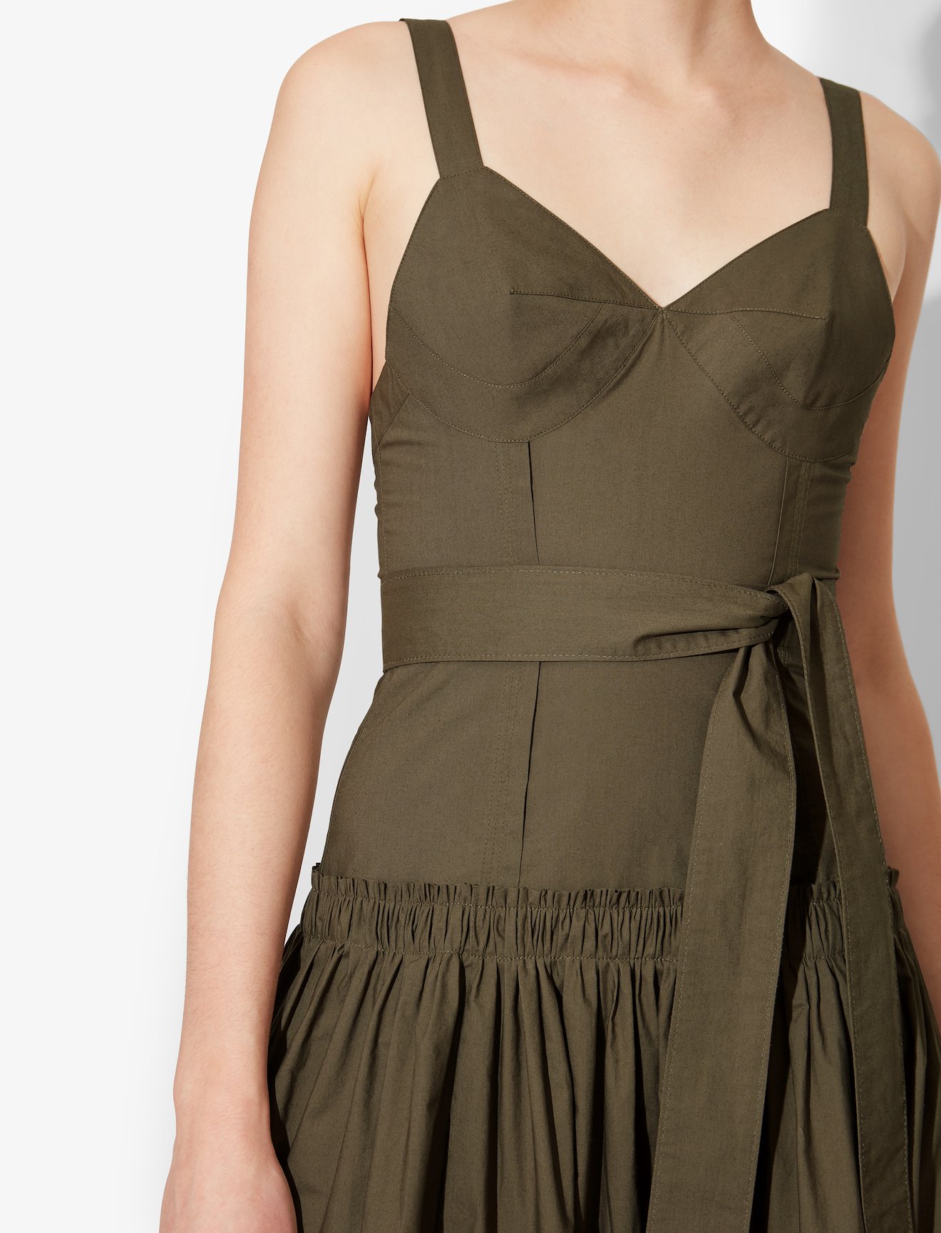 Cotton Poplin Tiered Dress #3
