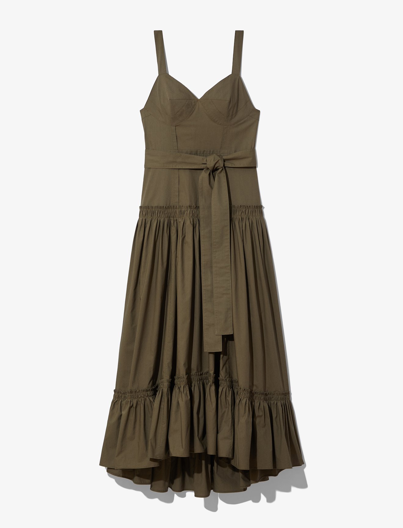 Cotton Poplin Tiered Dress #4