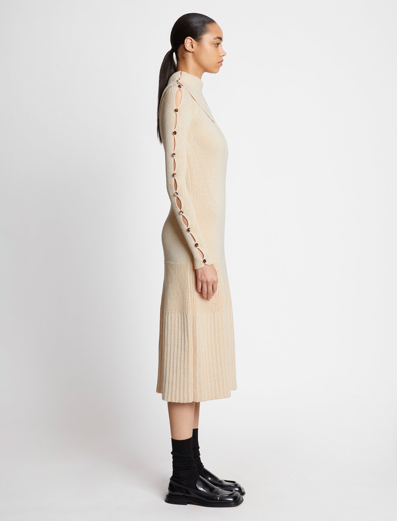 Cotton Rib Knit Dress #1