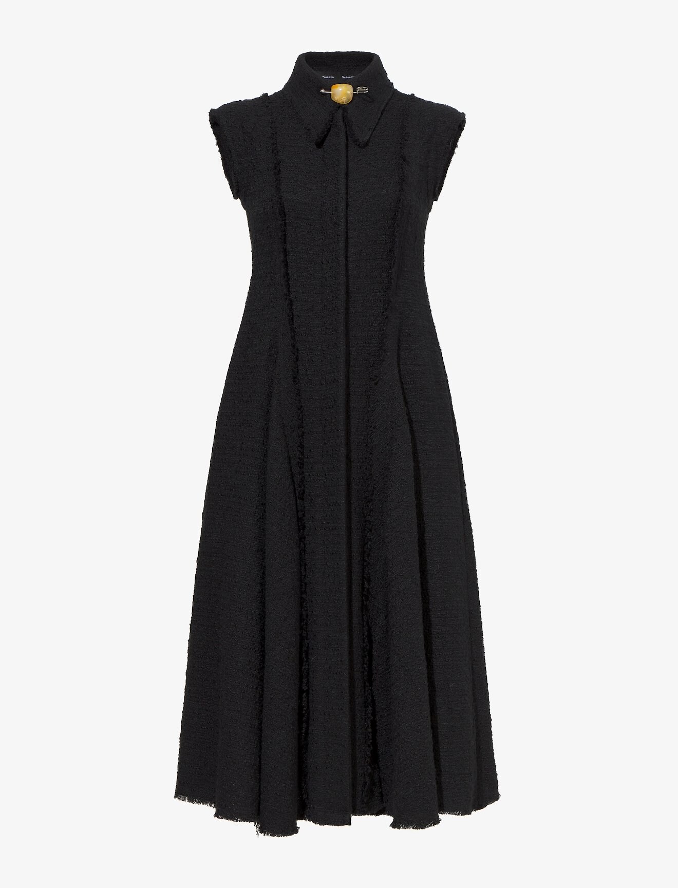 Cotton Tweed Sleeveless Dress #4