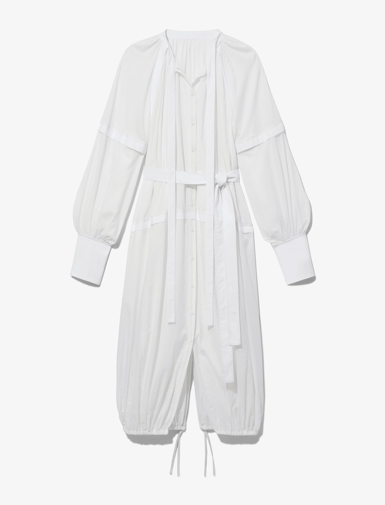 Cotton Voile Puff Sleeve Dress #4