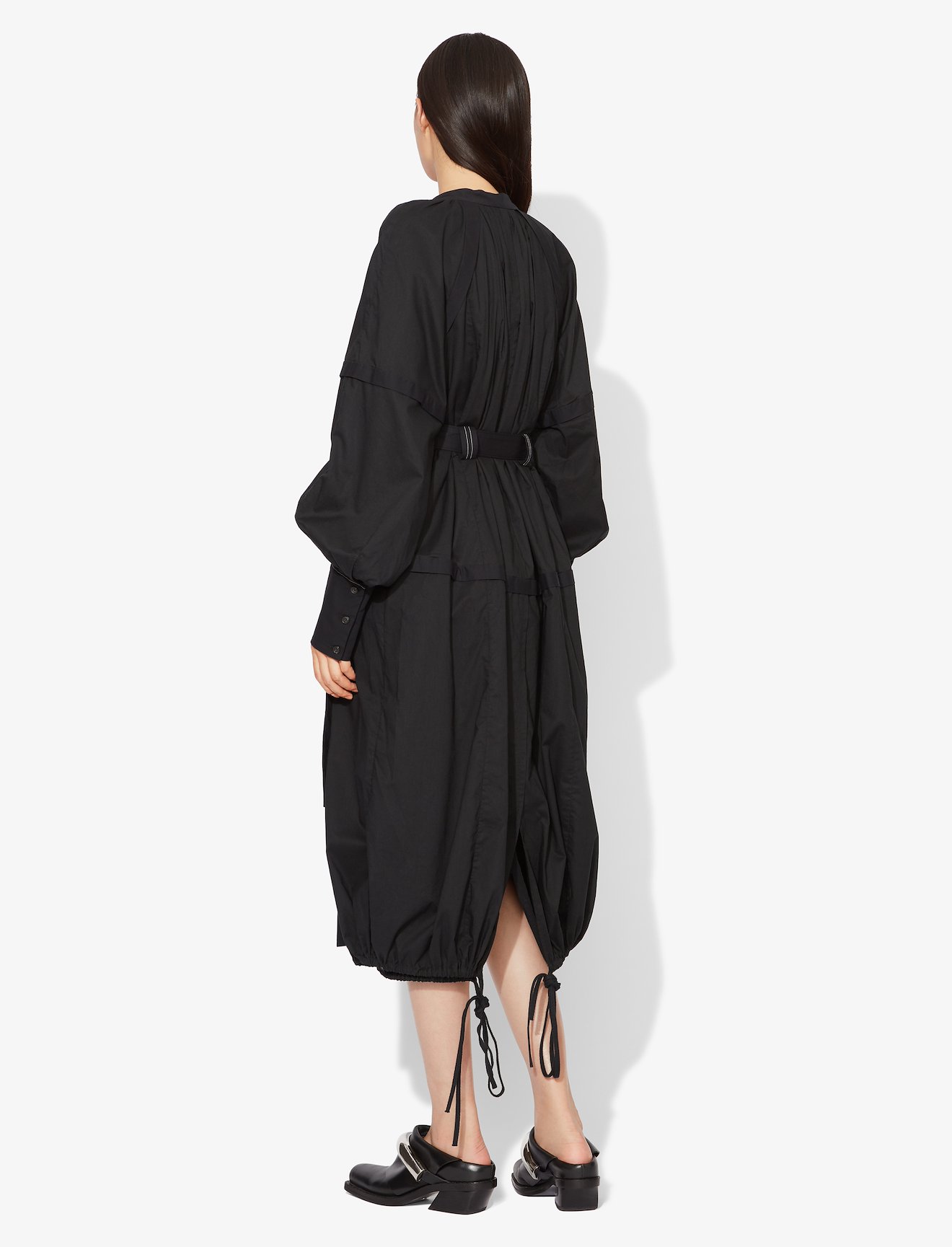 Cotton Voile Puff Sleeve Dress #2